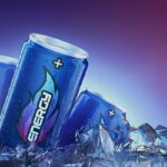 Diverse lattine di energy drink