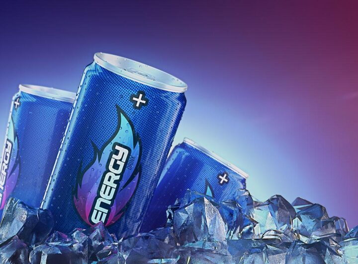 Diverse lattine di energy drink