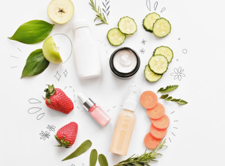 Prodotti di bellezza creati con ingredienti naturali