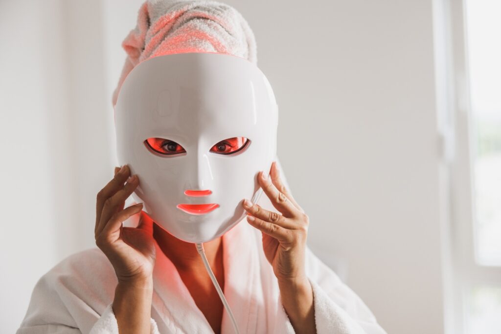 Maschera LED per il trattamento viso