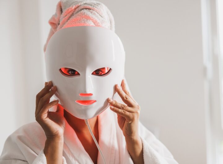 Maschera LED per il trattamento viso