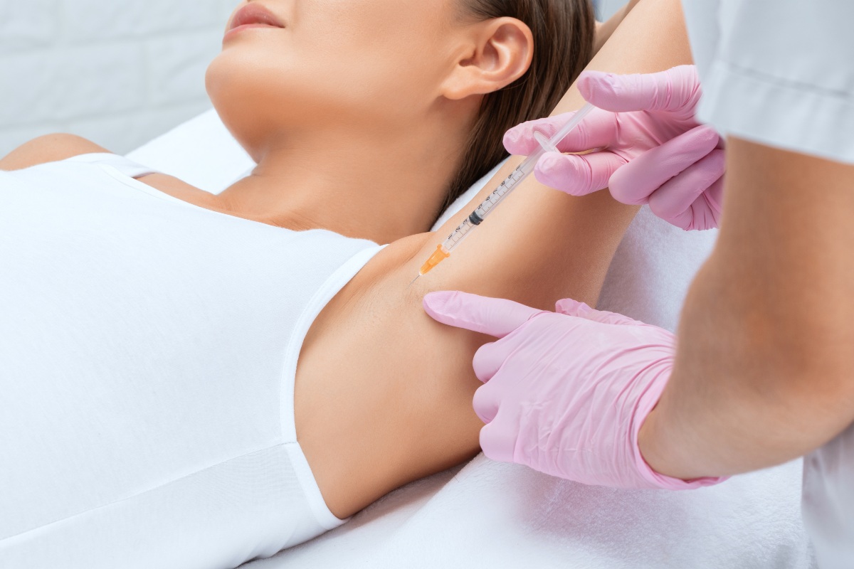 Body Botox, trattamento utilizzato per ridurre la sudorazione eccessiva.