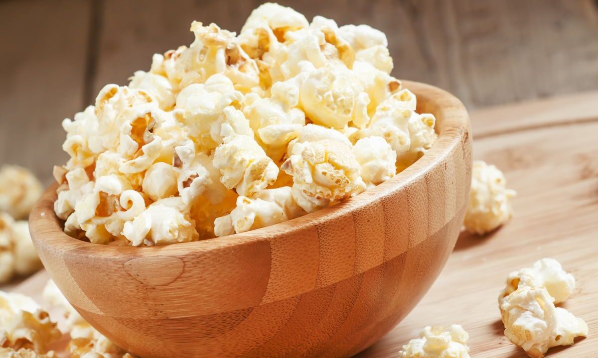 Popcorn serviti in una ciotola
