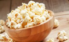Popcorn serviti in una ciotola