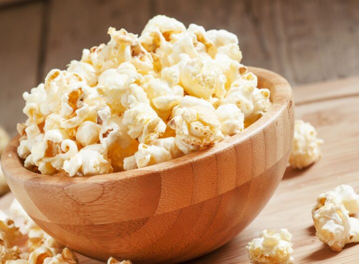 Popcorn serviti in una ciotola