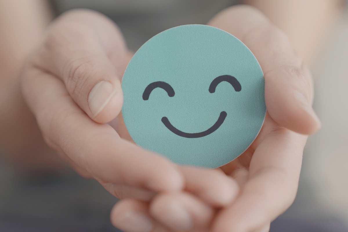 Illustrazione di una faccina sorridente